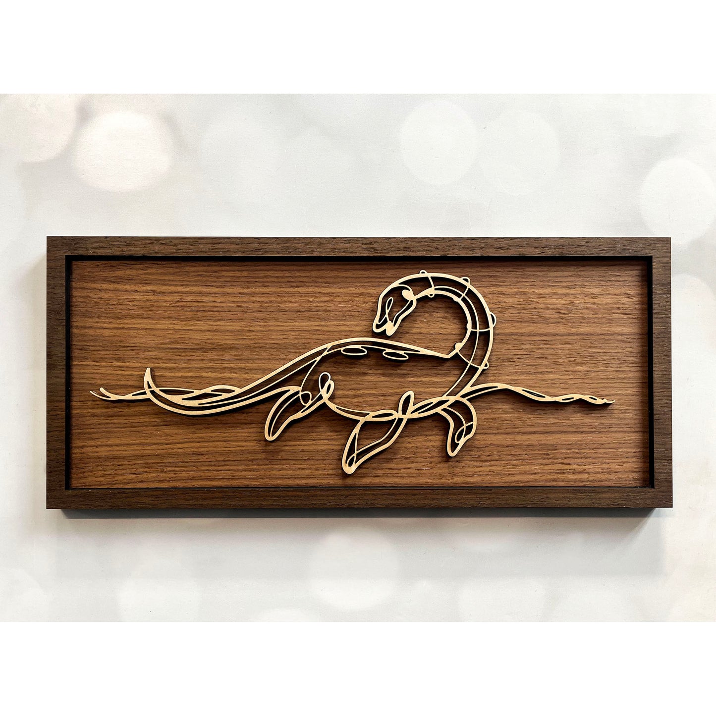 Lochness Monster Doodle Art Sign