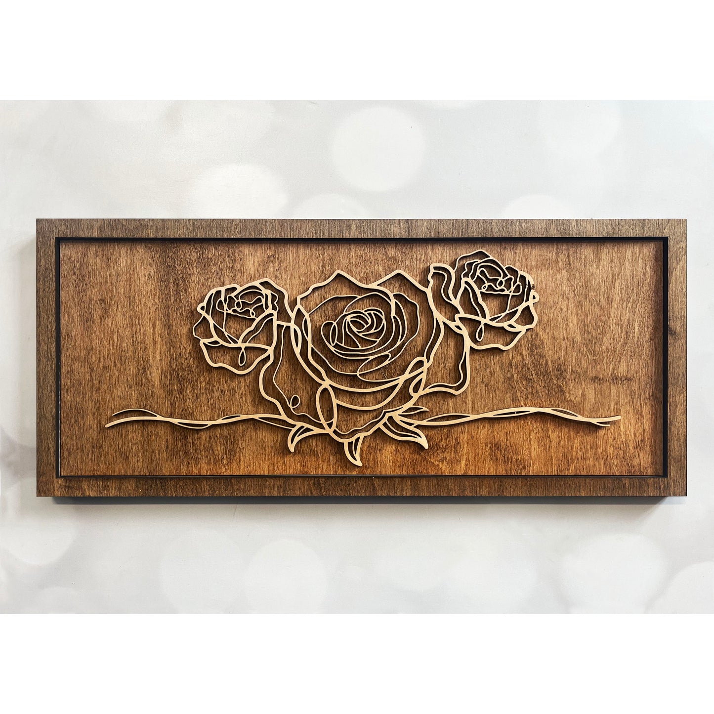 Rose Doodle Art Sign