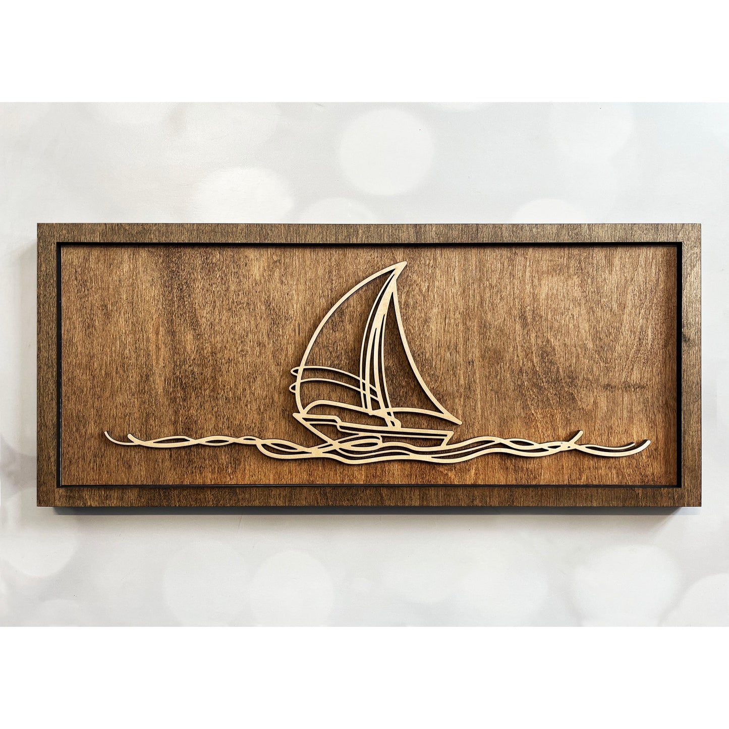 Sailboat Doodle Art Sign