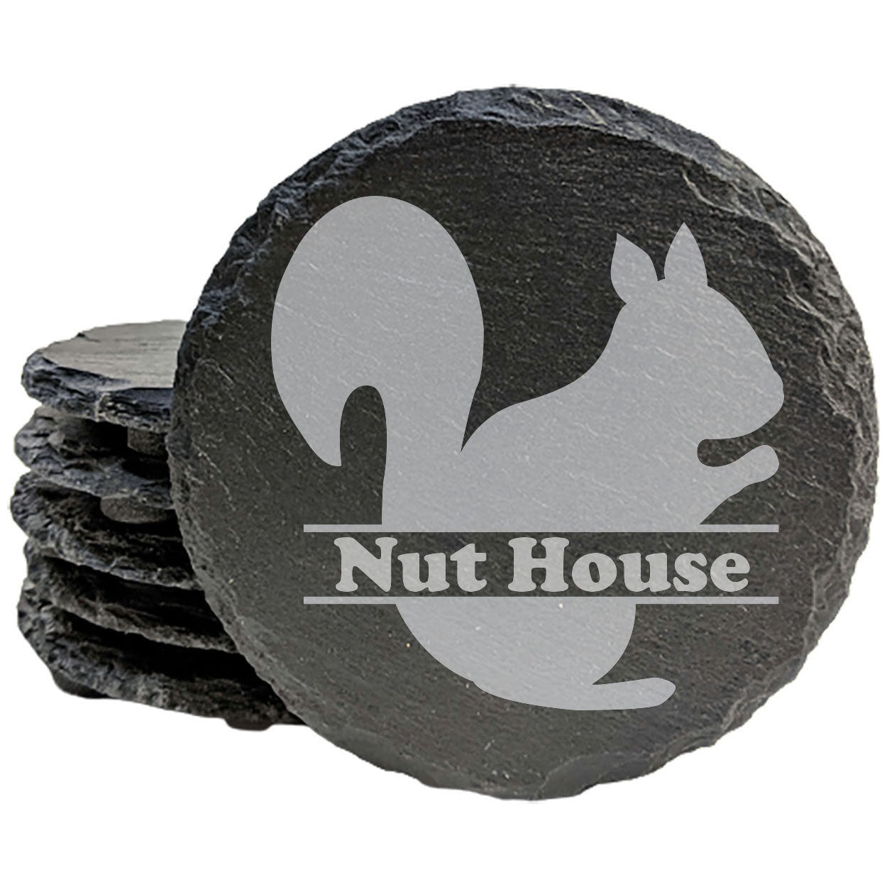 Personalized Squirrel Coasters #1