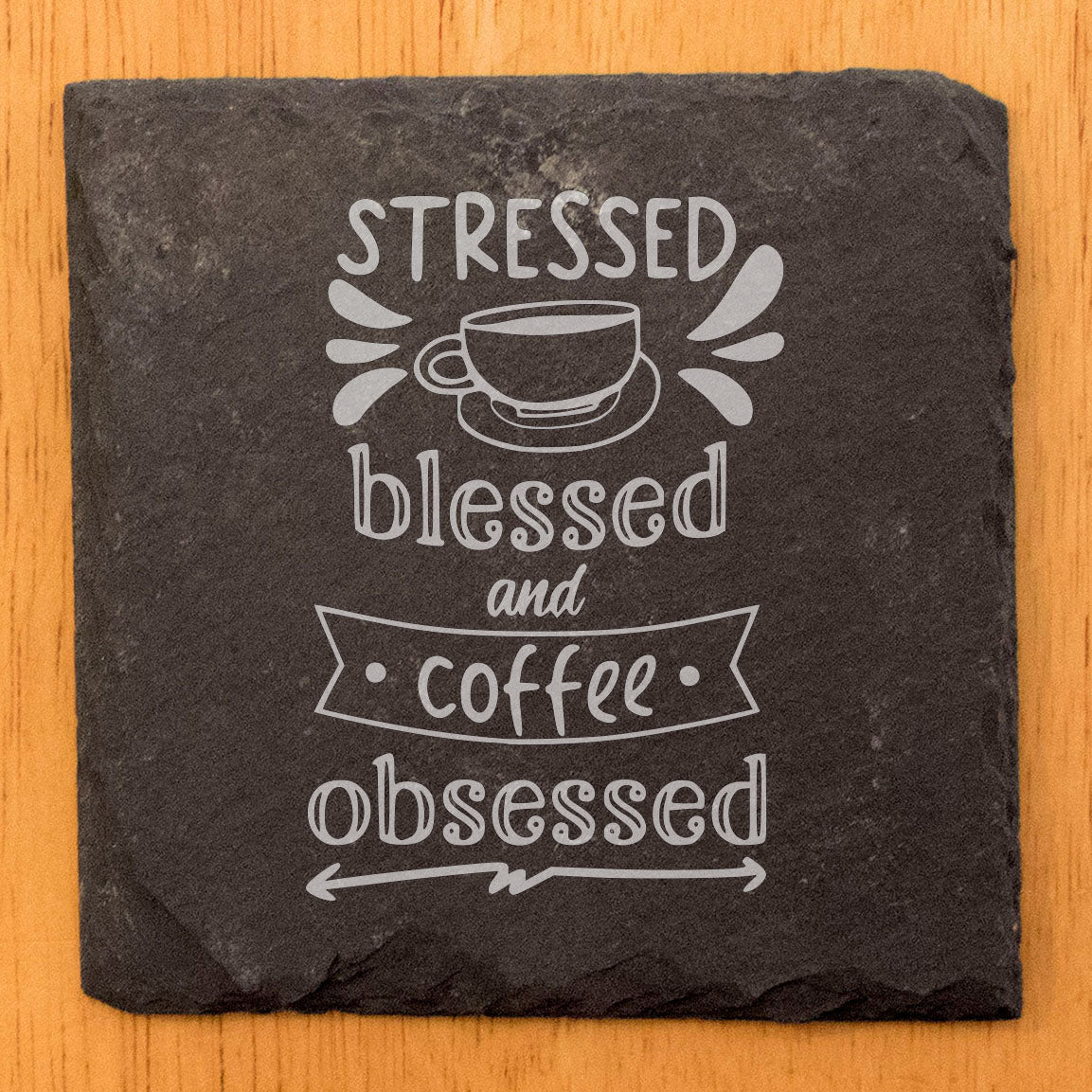 Stressed & Blessed: Hilarious Coffee Coasters for Busy Bees