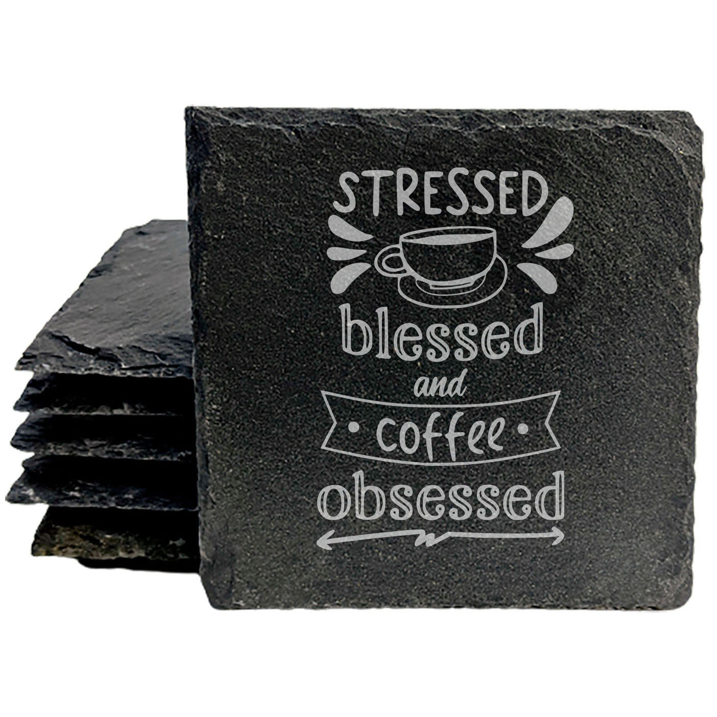 Stressed & Blessed: Hilarious Coffee Coasters for Busy Bees