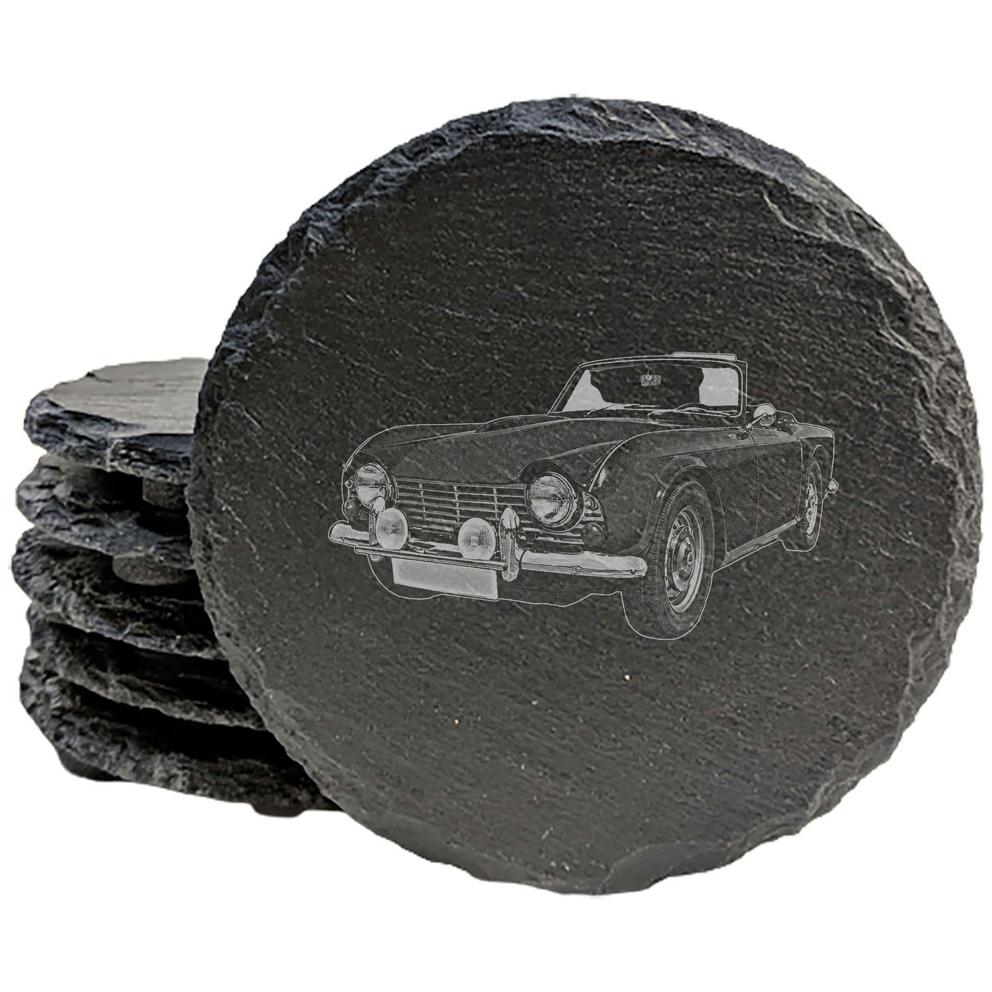 Top Down Style: Triumph TR4 Convertible Coasters for the Open Road