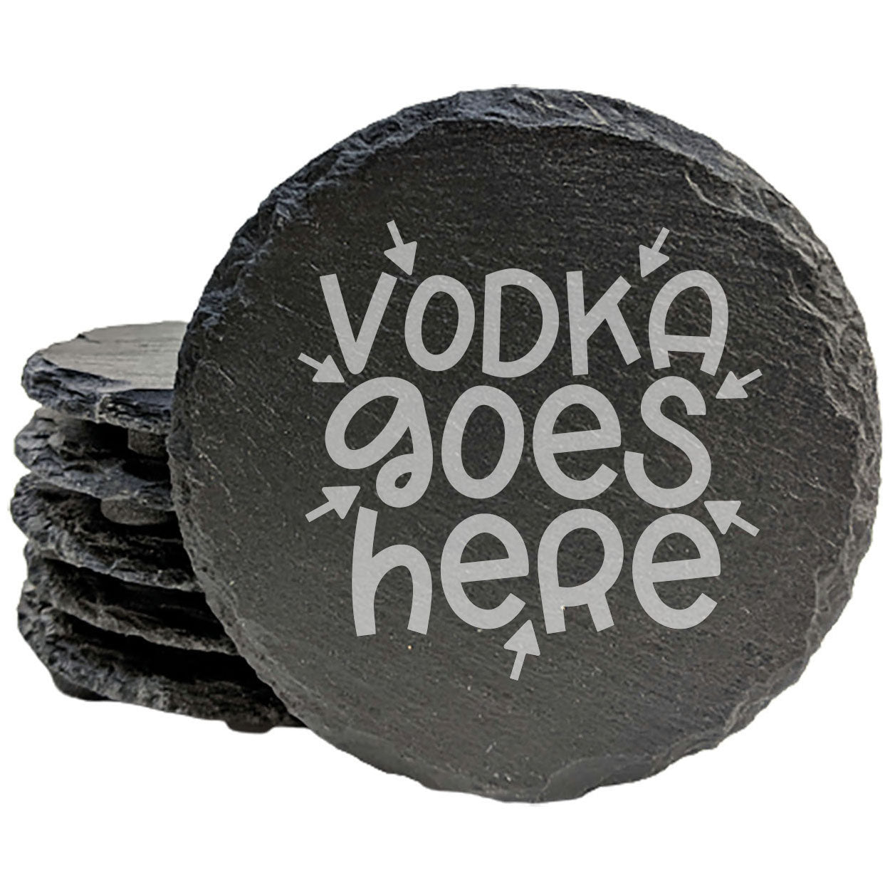Point Taken: Hilarious "Vodka Goes Here" Coasters