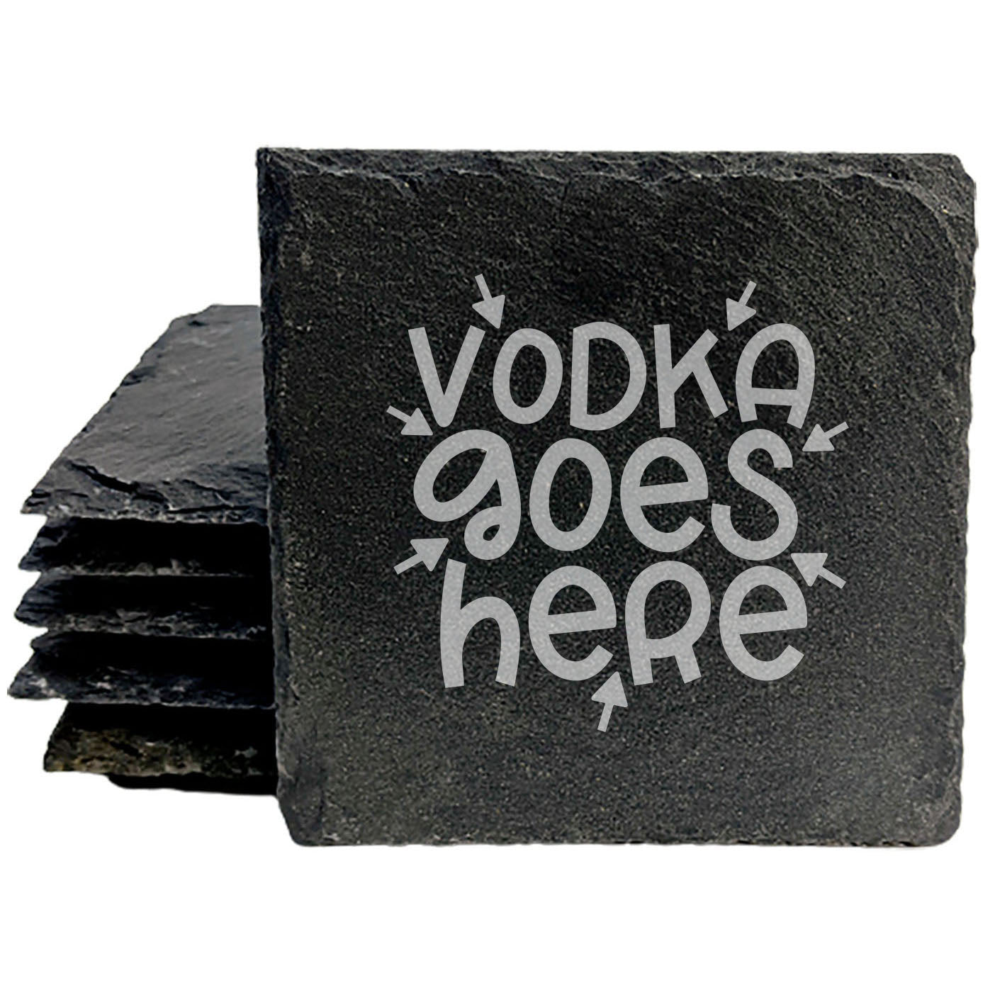 Point Taken: Hilarious "Vodka Goes Here" Coasters