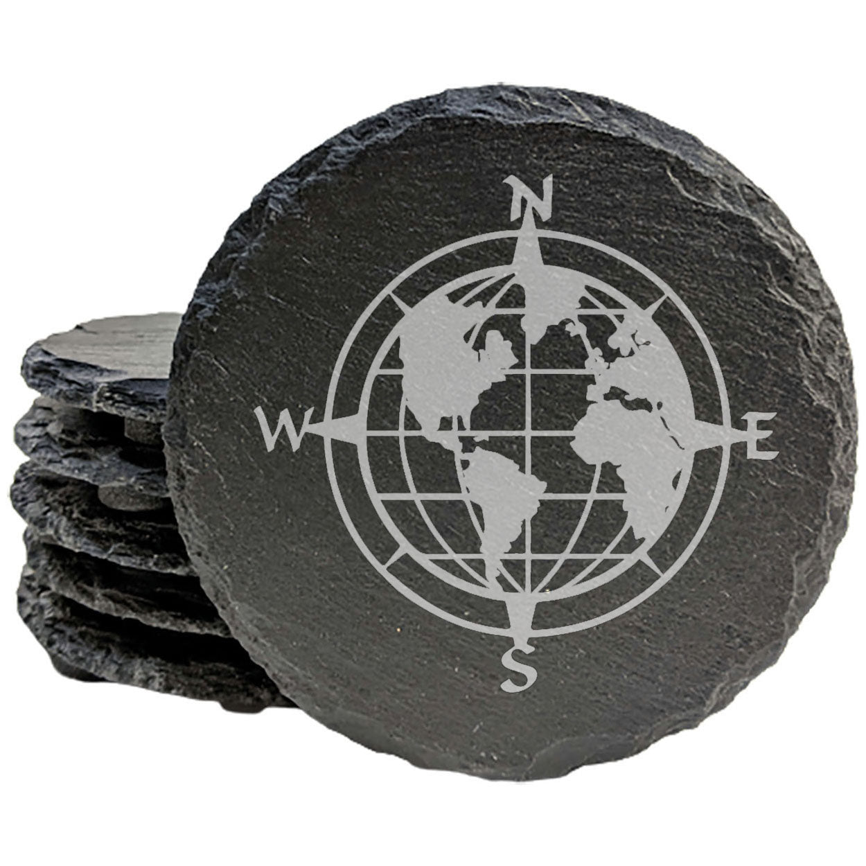 Navigate Your World: Compass & Globe Coasters for Adventurers