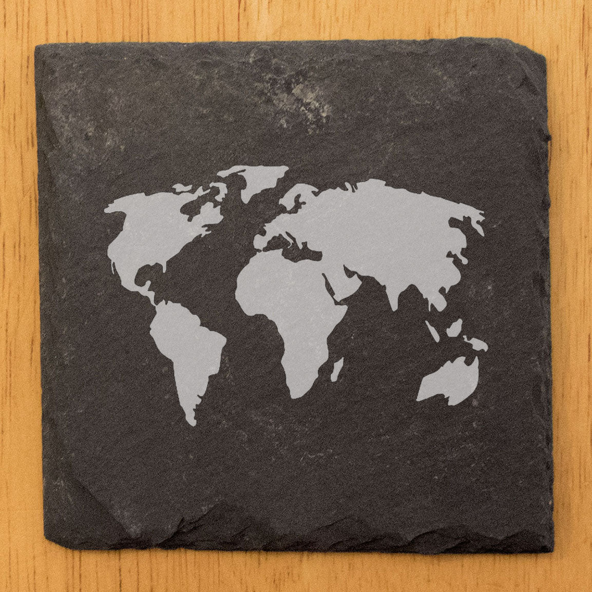 Wanderlust on Your Table: World Map Coasters for Globetrotters