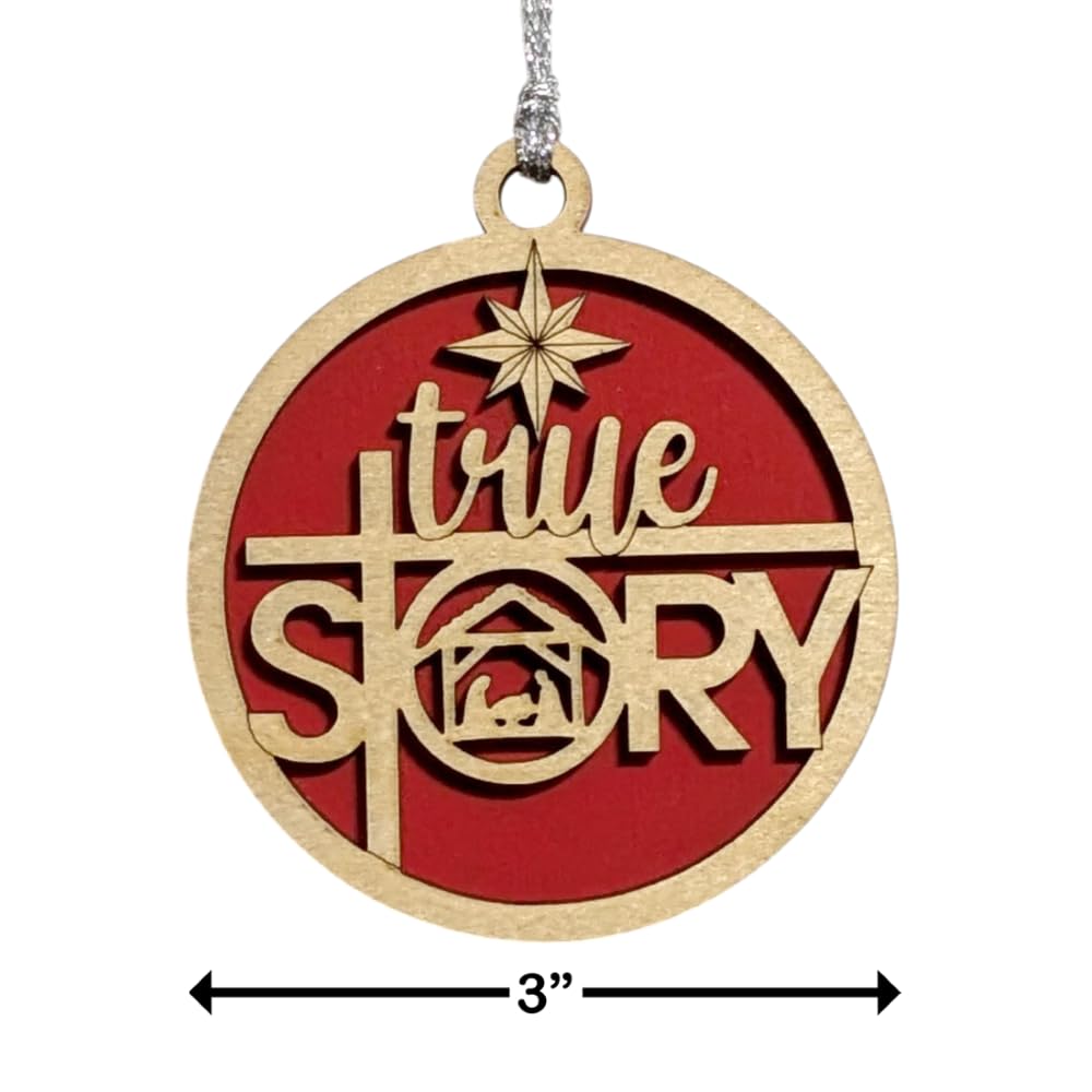 3" True Story Nativity Ornament