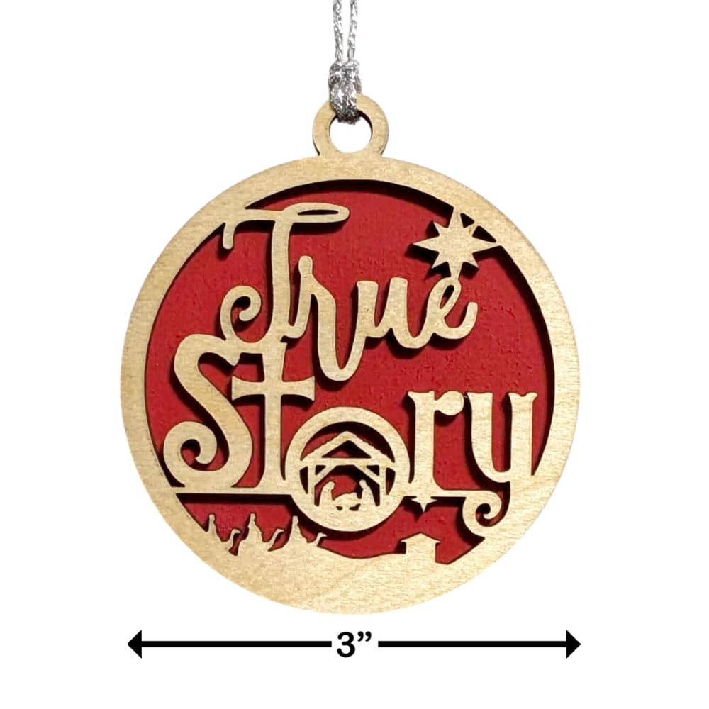 3" True Story Bethlehem Skyline Ornament