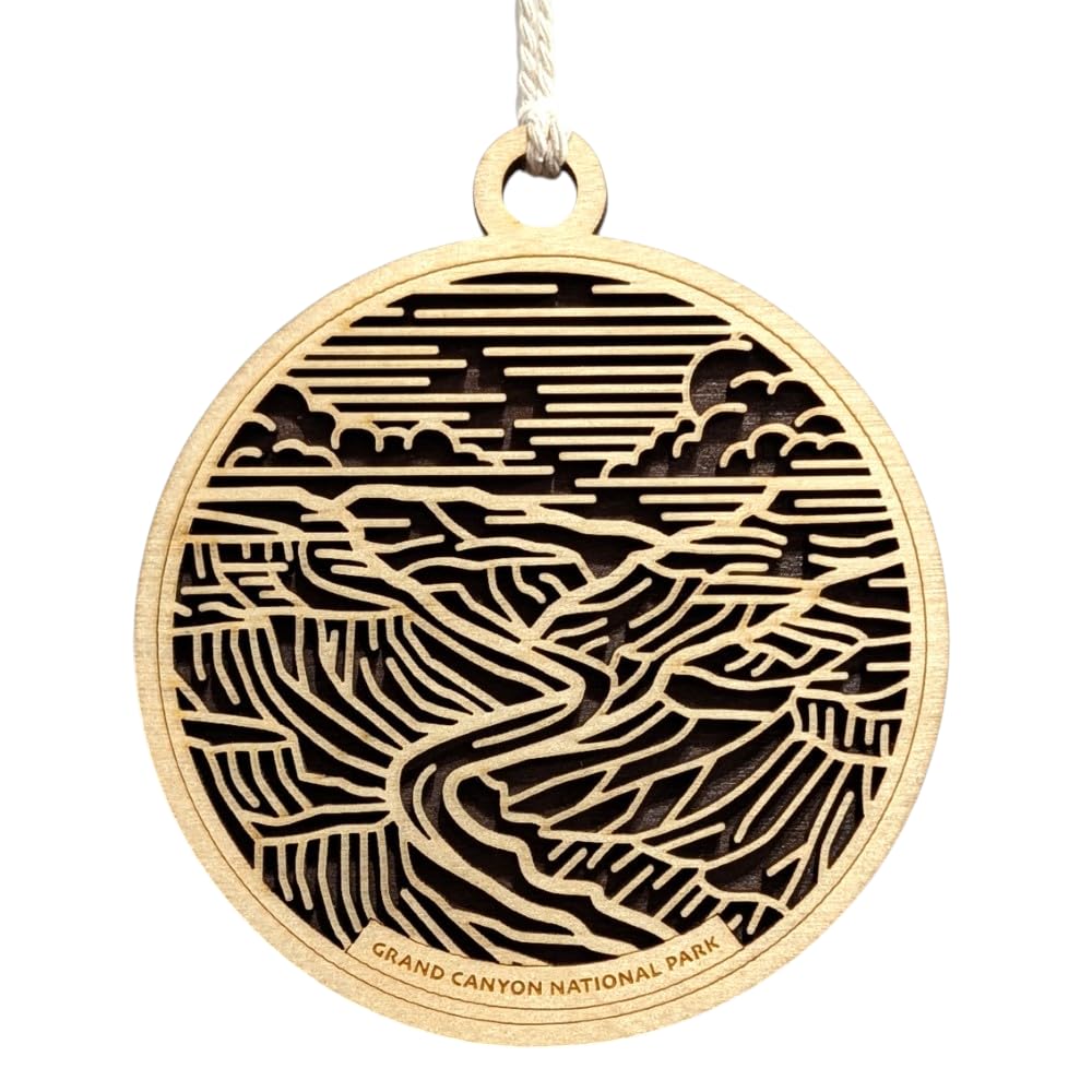 Grand Canyon National Park 3.5" Wooden Ornament
