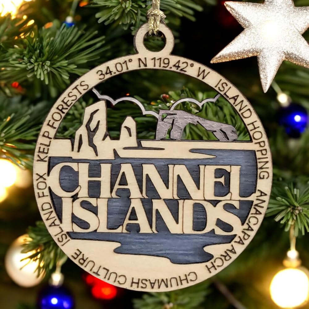 3" Channel Islands Ornament / Car Charm - USA Made
