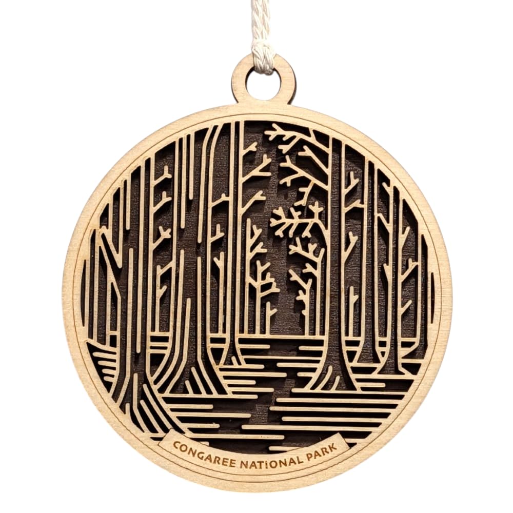 Congaree National Park 3.5" Wooden Ornament