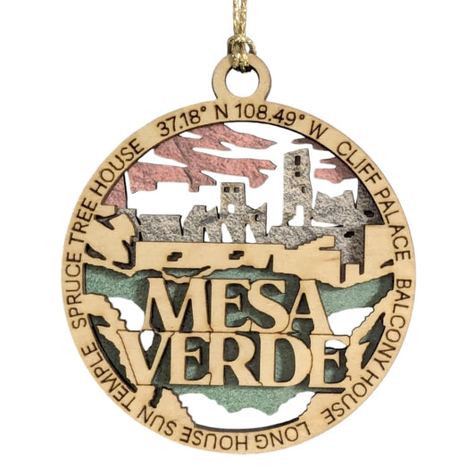3" Mesa Verde National Park Ornament / Car Charm - USA Made