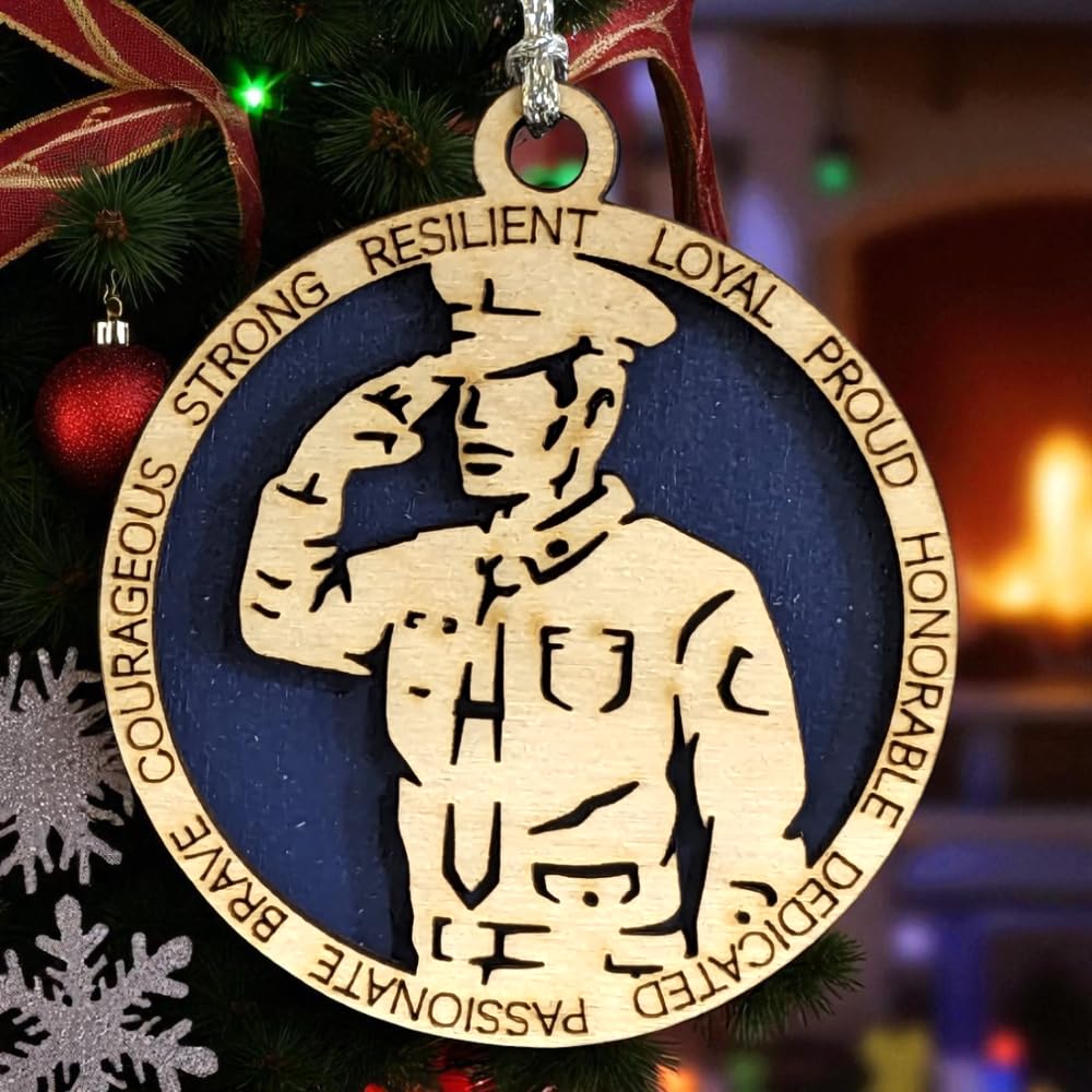 3" Coast Guard Male Sailor Ornament, Formal Uniform