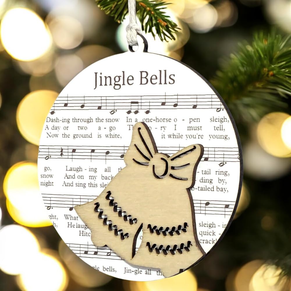 3.5" Jingle Bells Sleigh Bell Christmas Ornament - USA Made