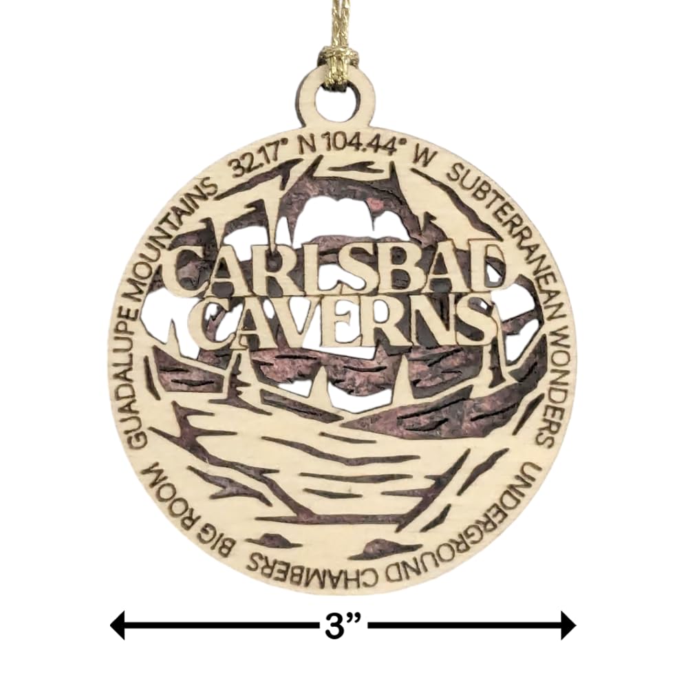3" Carlsbad Caverns Ornament / Car Charm - USA Made