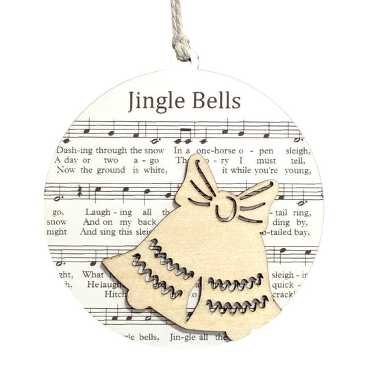 3.5" Jingle Bells Sleigh Bell Christmas Ornament - USA Made