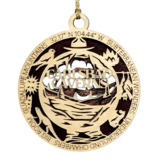 3.5" Carlsbad Caverns Ornament / Car Charm - USA Made