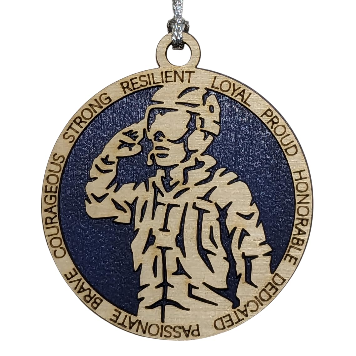 3" Male Airman Field Uniform Ornament - Custom