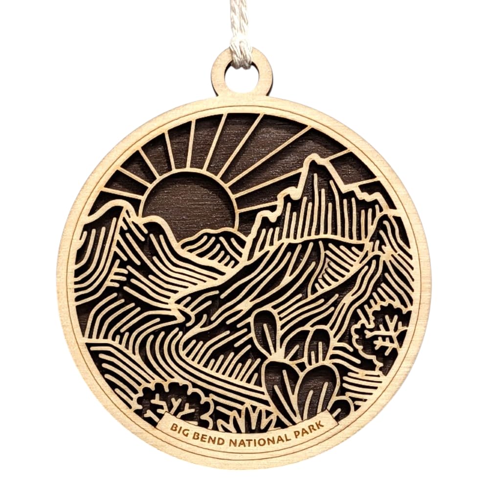 Big Bend National Park 3.5" Wooden Ornament
