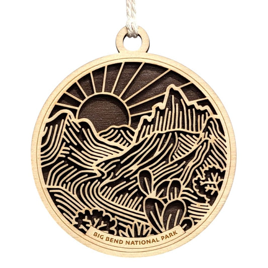 Big Bend National Park 3.5" Wooden Ornament