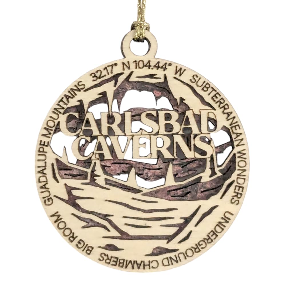 3" Carlsbad Caverns Ornament / Car Charm - USA Made