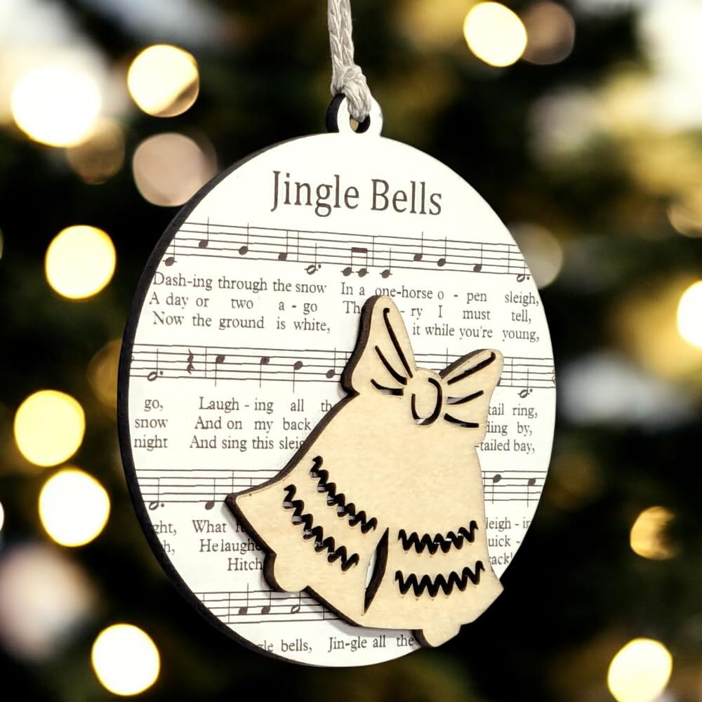 3.5" Jingle Bells Sleigh Bell Christmas Ornament - USA Made