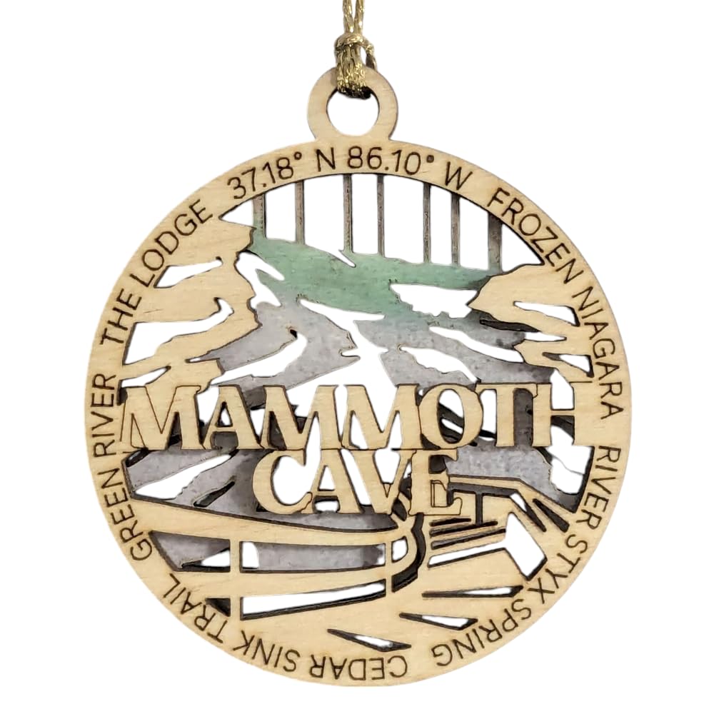 3" Mammoth Cave National Park Ornament / Car Charm - USA Made