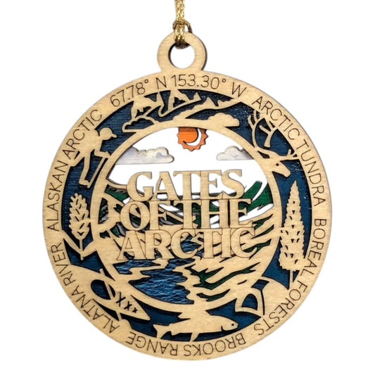 3.5" Gates of the Arctic Ornament / Car Charm - USA Made