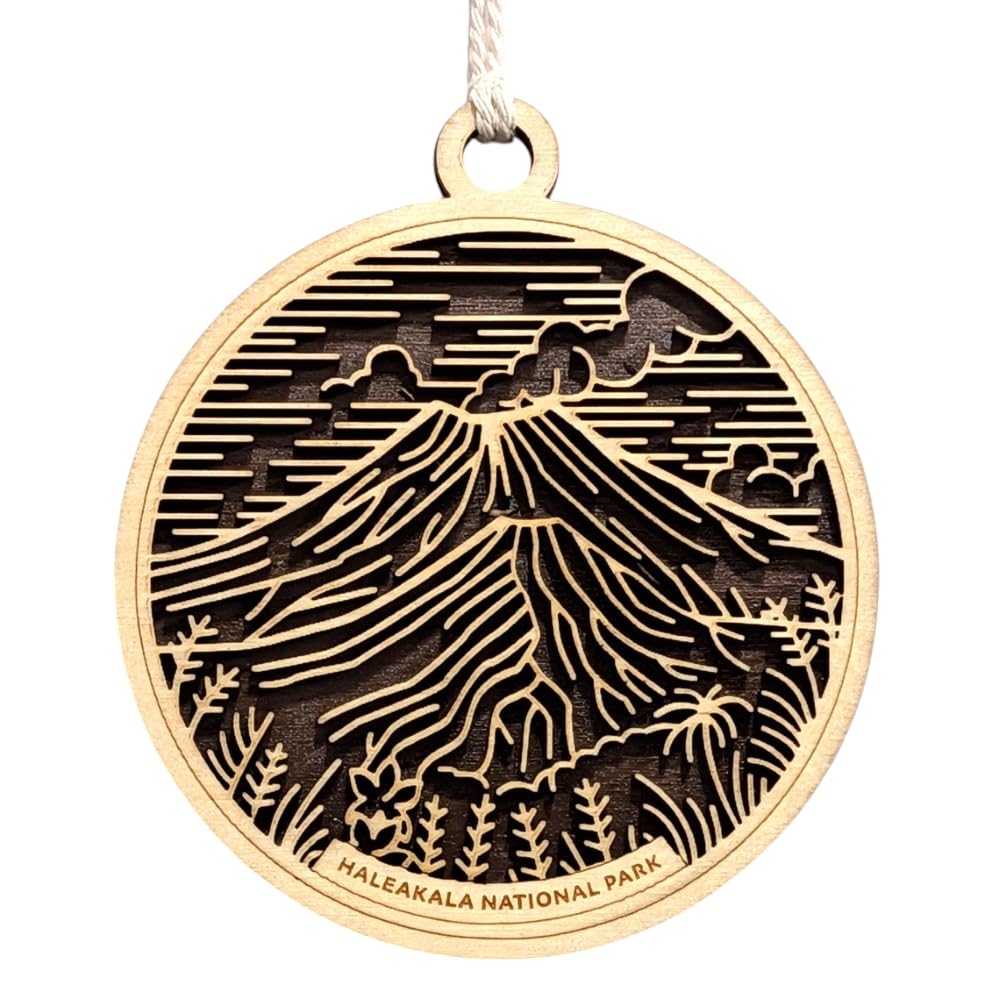 Haleakala National Park 3.5" Wooden Ornament