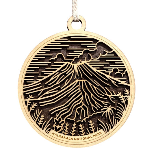 Haleakala National Park 3.5" Wooden Ornament