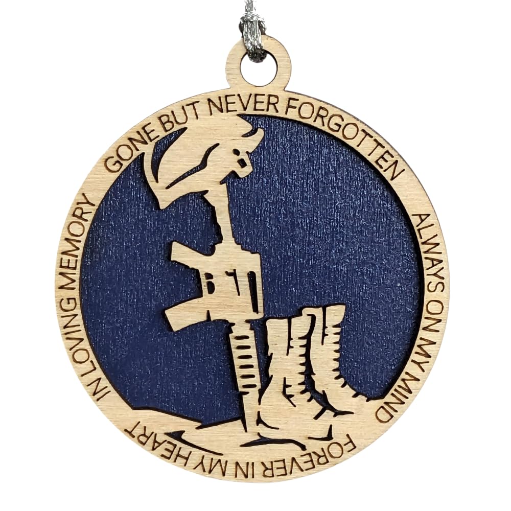 3" Navy Memorial Ornament, Battlefield Cross