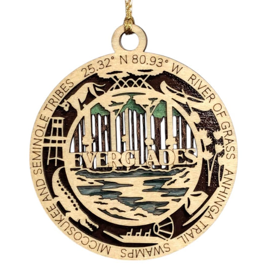3.5" Everglades National Park Ornament / Car Charm - USA Made