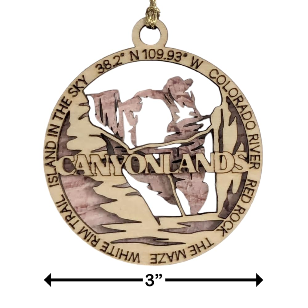 3" Canyonlands National Park Ornament / Car Charm - USA Made