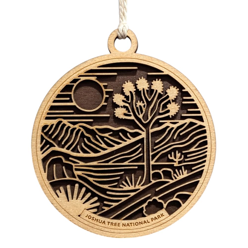 Joshua Tree National Park 3.5" Wooden Ornament