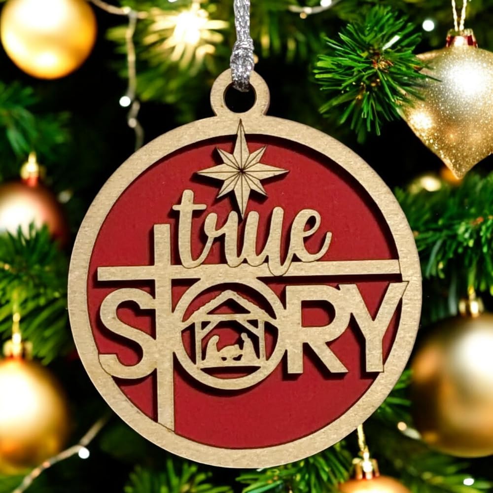 3" True Story Nativity Ornament