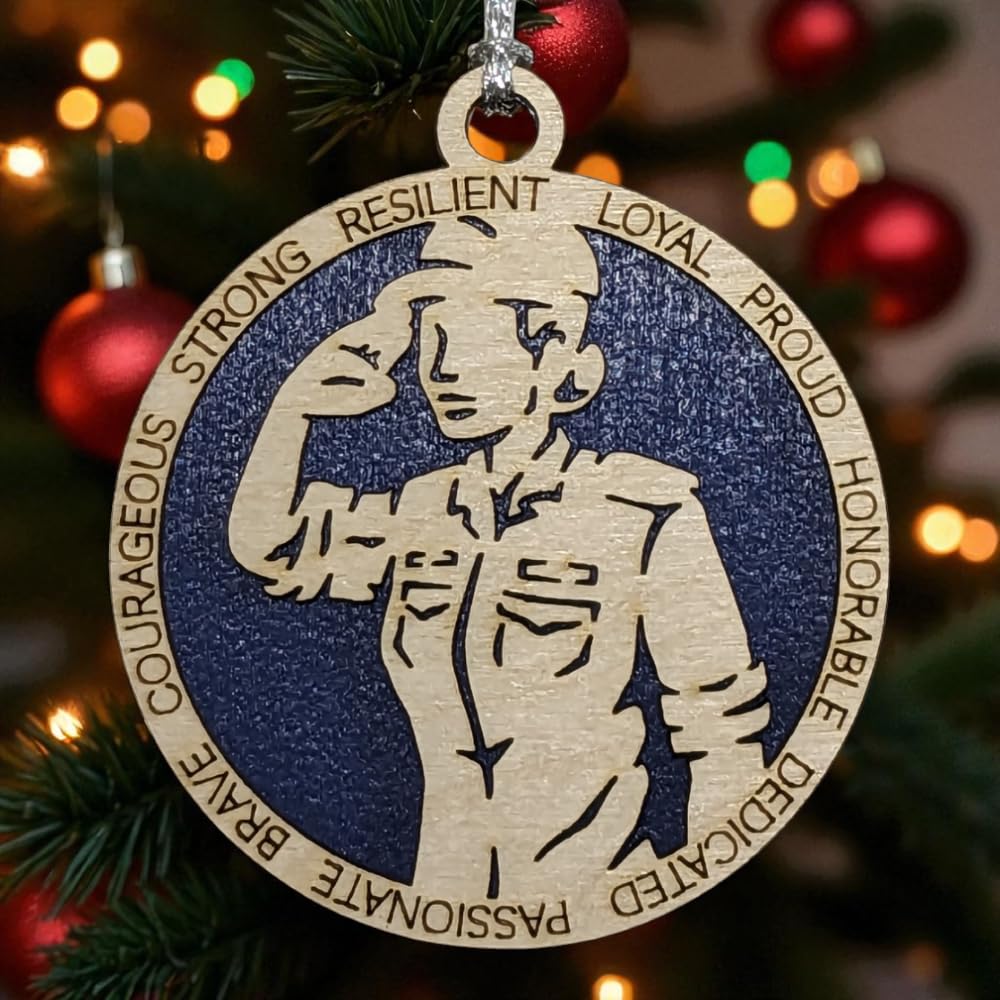 3" Coast Guard Female Sailor Ornament, Field Uniform