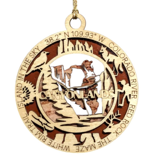 3.5" Canyonlands National Park Ornament / Car Charm - USA Made