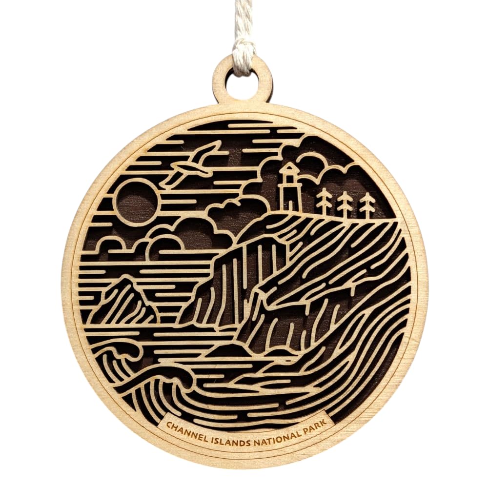 Channel Islands National Park 3.5" Wooden Ornament