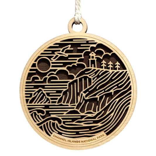 Channel Islands National Park 3.5" Wooden Ornament
