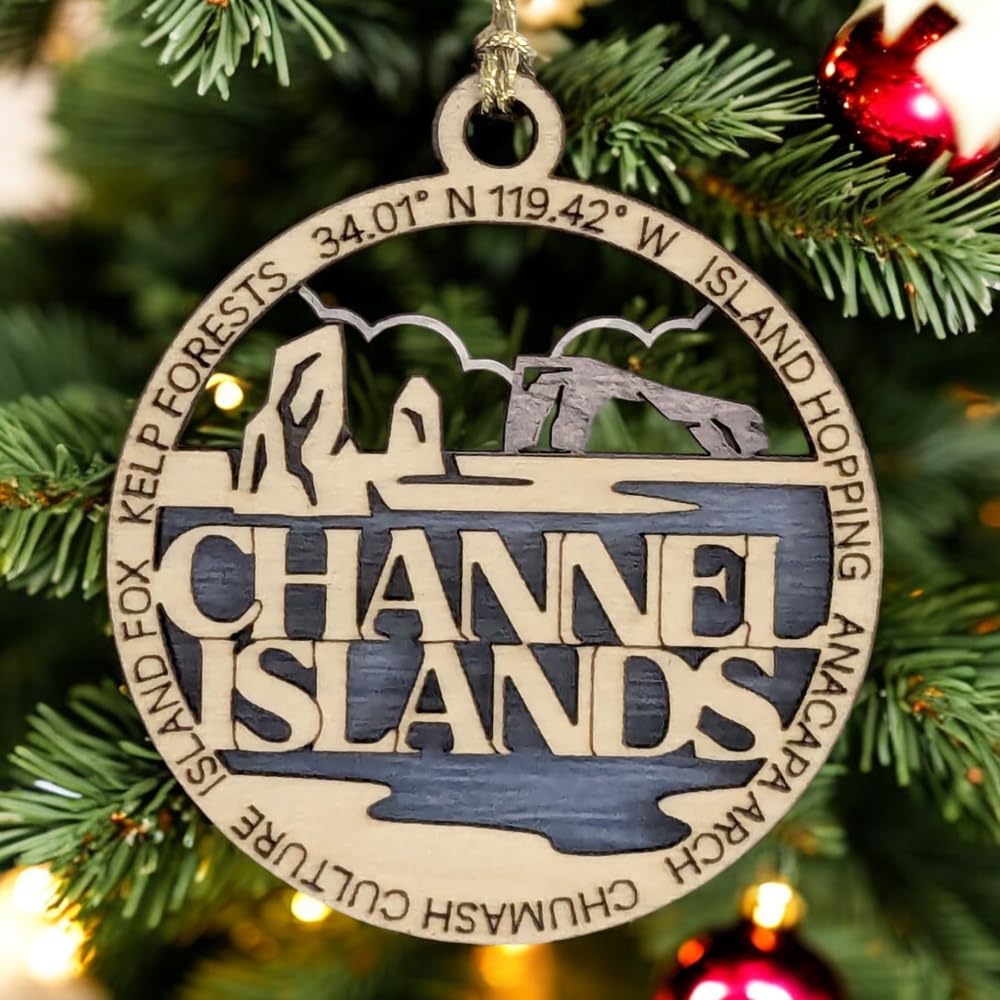 3" Channel Islands Ornament / Car Charm - USA Made