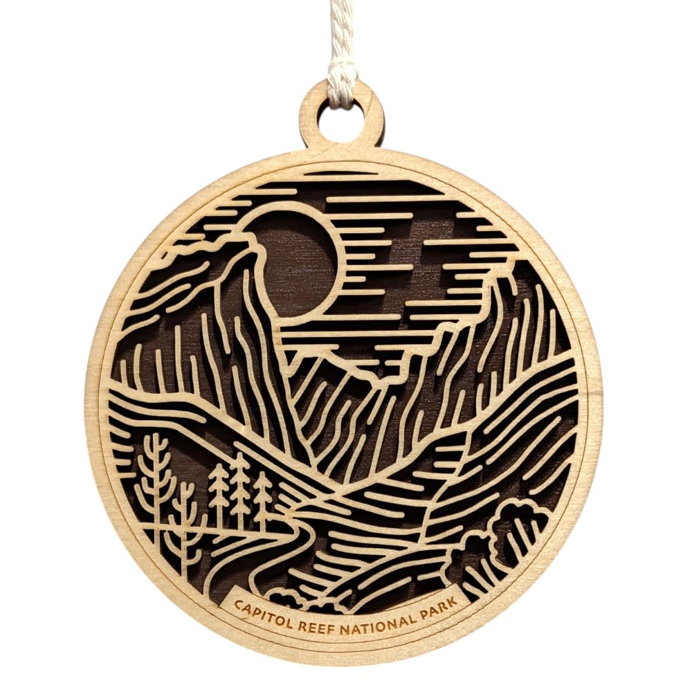 Capitol Reef National Park 3.5" Wooden Ornament
