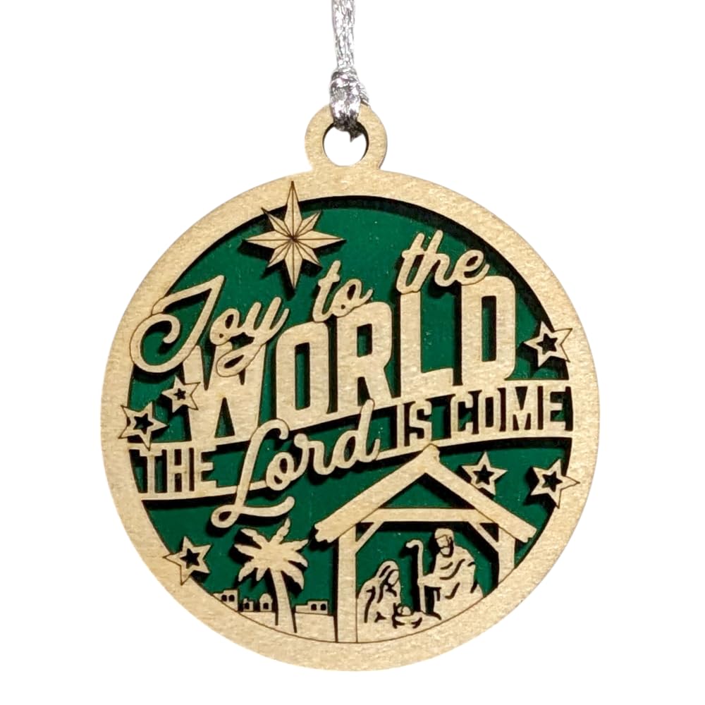 3" Joy to the World Nativity Ornament