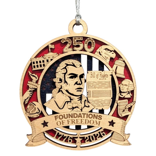 3.5" Foundations of Freedom 250th Anniversary Ornament