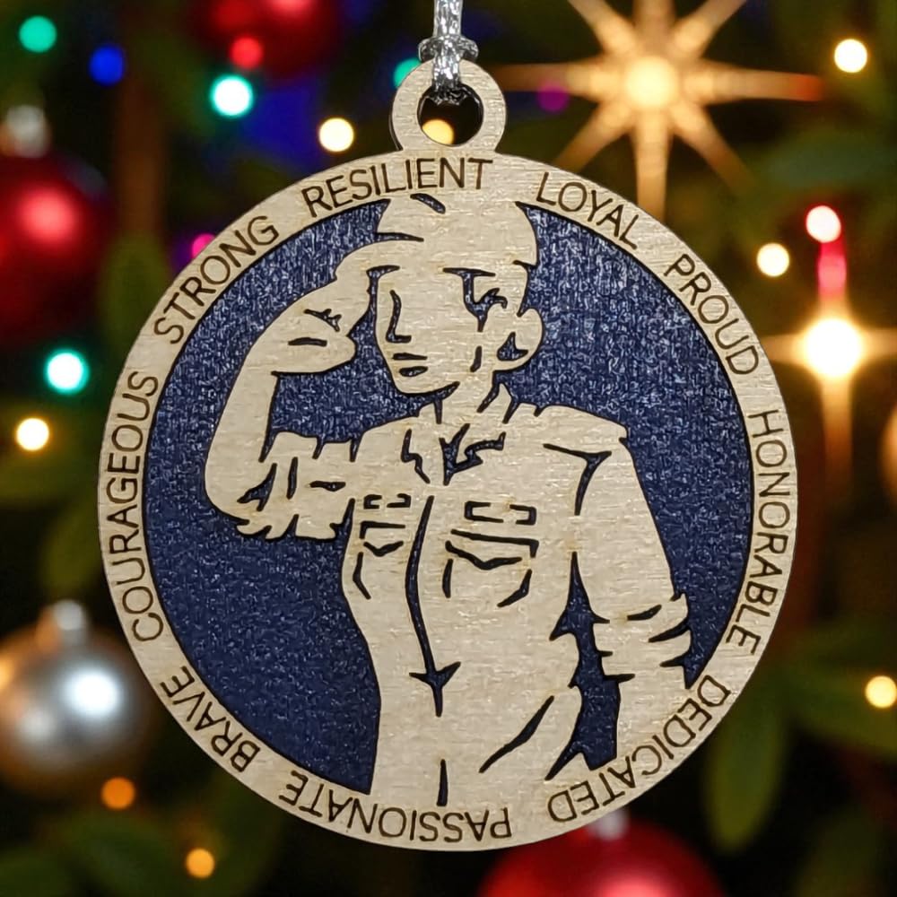 3" Coast Guard Female Sailor Ornament, Field Uniform