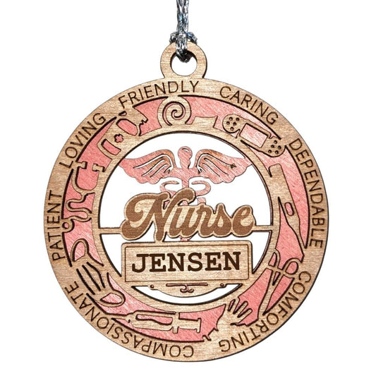 3" Personalized Nurse Ornament