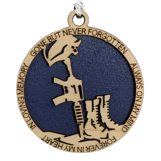 3" Coast Guard Memorial Ornament, Battlefield Cross