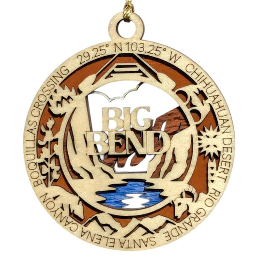 3.5" Big Bend National Park Ornament / Car Charm - USA Made