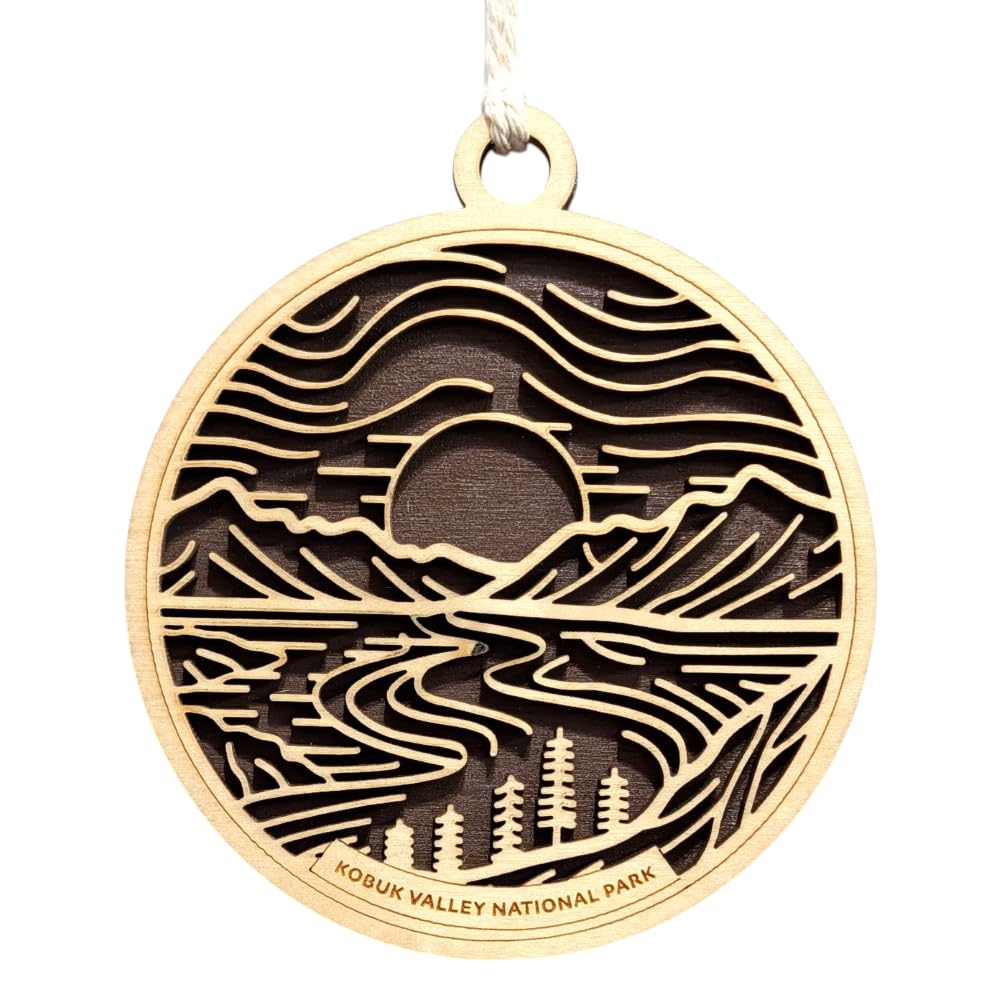 Kobuk Valley National Park 3.5" Wooden Ornament