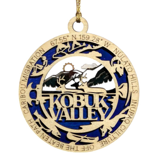 3.5" Kobuk Valley National Park Ornament / Car Charm - USA Made